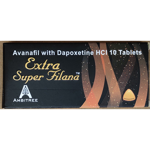 特級阿伐那雙效片|Extra Super Filana黑水鬼260mg|助勃+延時|治療陽萎早洩